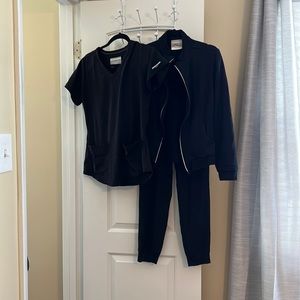 Sketchers by Barco Scrub Set- Black